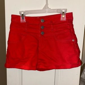 Mid rise shorts